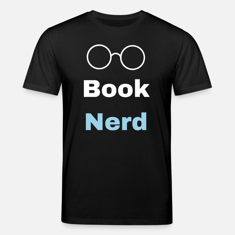 Buch-Nerd - Stanley/Stella Unisex Bio-T-Shirt CREATOR  - Schwarz