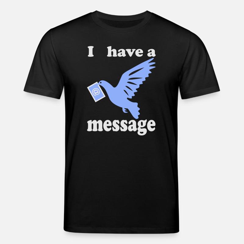 Friedenstaube Vogel - Stanley/Stella Unisex Bio-T-Shirt CREATOR  - Schwarz