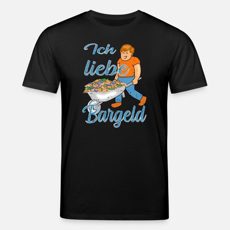 Bargeld Geld - Stanley/Stella Unisex Bio-T-Shirt CREATOR  - Schwarz