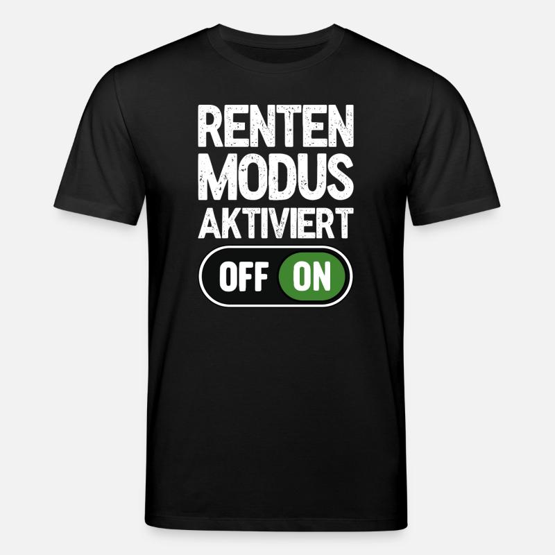 Mode retraite activé - T-shirt bio CREATOR Stanley/Stella Unisexe - noir
