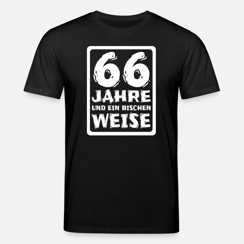 Spruch 66 - Stanley/Stella Unisex Bio-T-Shirt CREATOR  - Schwarz