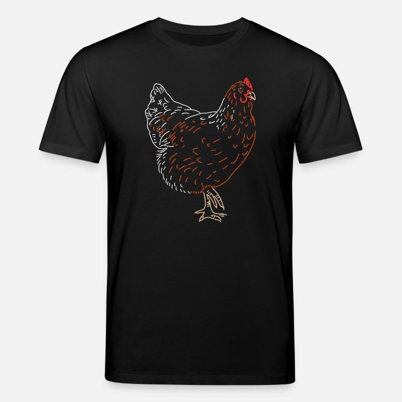 Hahn oder Henne - Stanley/Stella Unisex Bio-T-Shirt CREATOR  - Schwarz