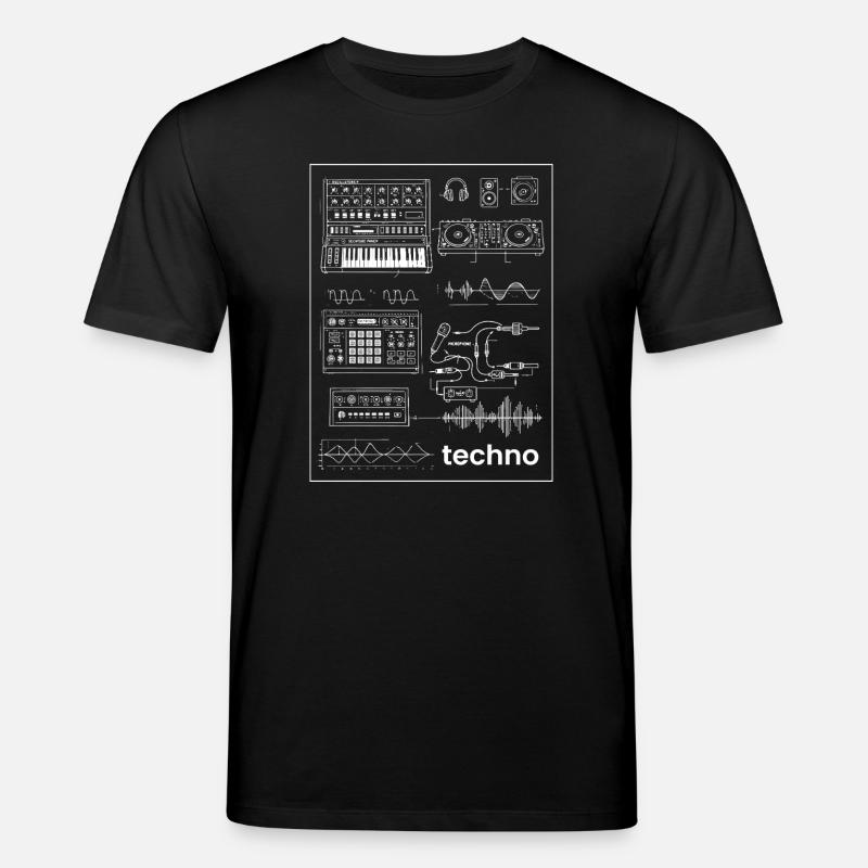 Techno Studio Synthesis - Stanley/Stella CREATOR Unisex Organic T-Shirt - black