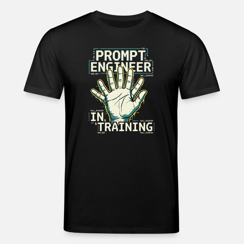 Prompt Engineer In Training - Stanley/Stella CREATOR Unisex Organic T-Shirt - black