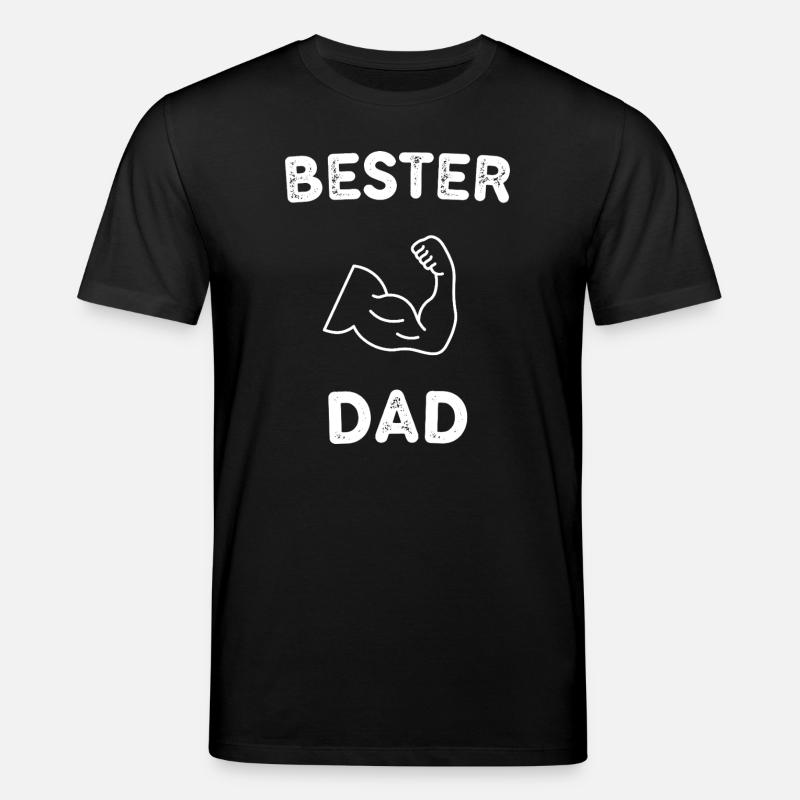 Bester Dad - Stanley/Stella Unisex Bio-T-Shirt CREATOR  - Schwarz