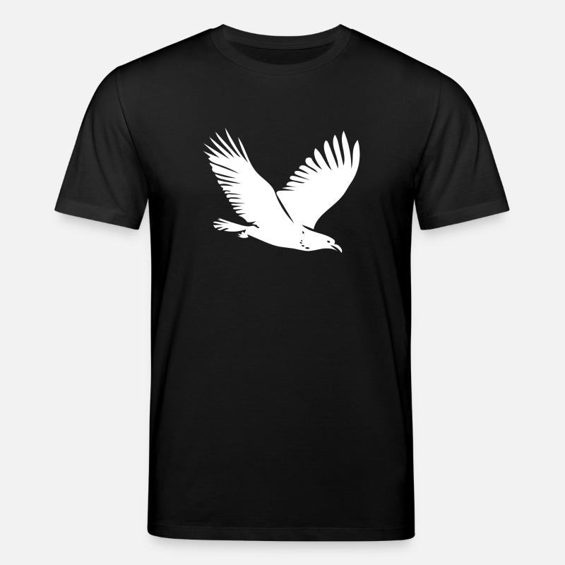 Vogel im Flug - Stanley/Stella Unisex Bio-T-Shirt CREATOR  - Schwarz