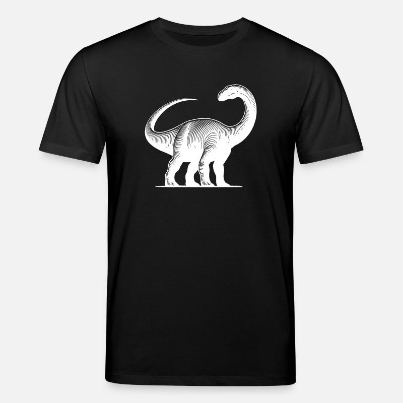 Massive Brachiosaurus Dino Dinosaur - Stanley/Stella CREATOR Unisex Organic T-Shirt - black