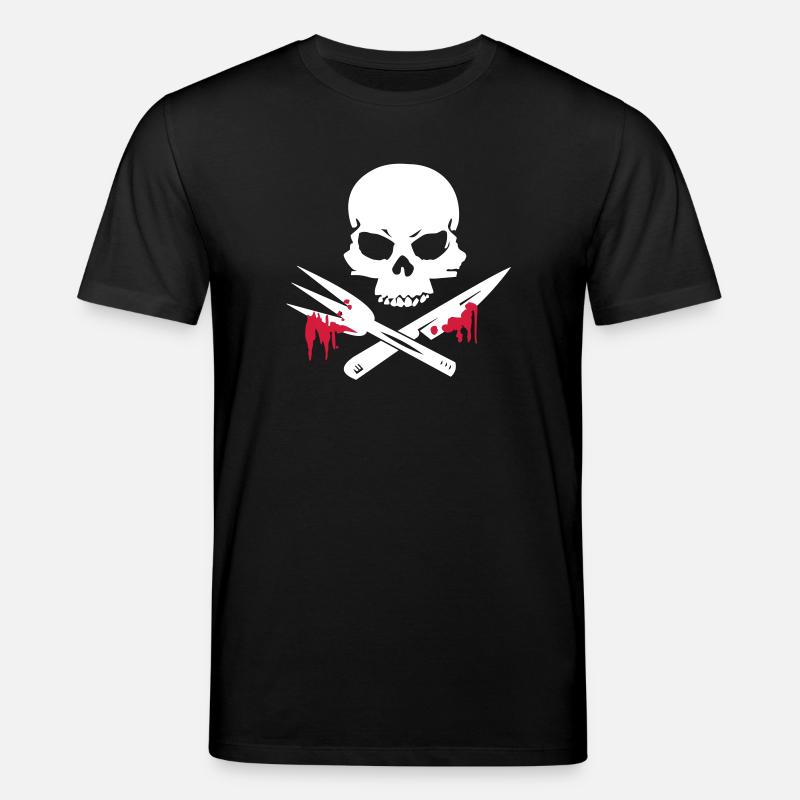 Cooking Skull - Stanley/Stella Unisex Bio-T-Shirt CREATOR  - Schwarz