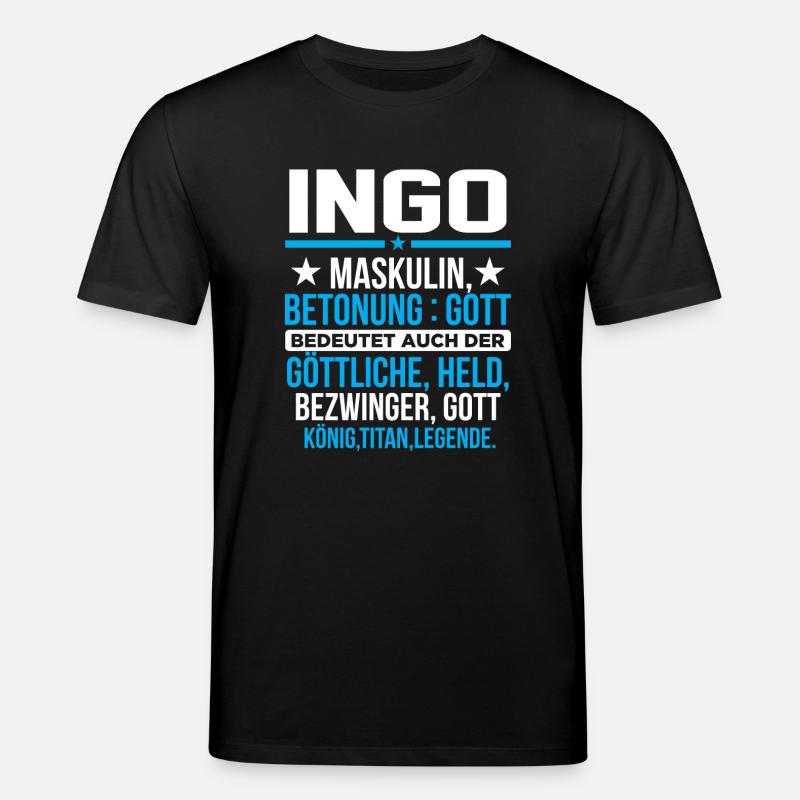 INGO - Titan - Stanley/Stella Unisex Bio-T-Shirt CREATOR  - Schwarz