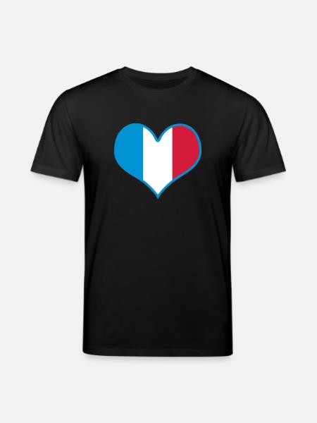 frankreich france - Stanley/Stella Unisex Bio-T-Shirt CREATOR  - Schwarz
