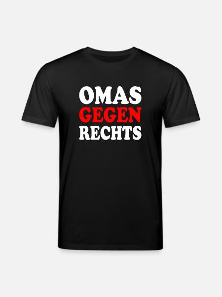 Omas gegen rechts - Stanley/Stella Unisex Bio-T-Shirt CREATOR - Schwarz