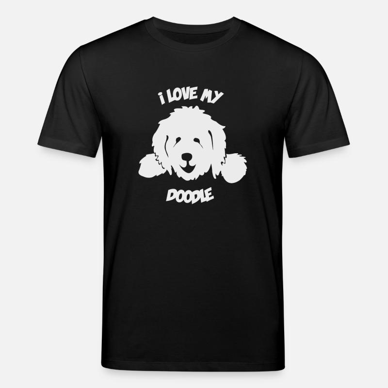 Doodle Goldendoodle Labradoodle Hund - Stanley/Stella Unisex Bio-T-Shirt CREATOR  - Schwarz