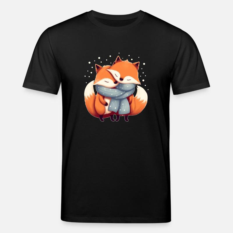 Fuchs Paar - Stanley/Stella Unisex Bio-T-Shirt CREATOR  - Schwarz