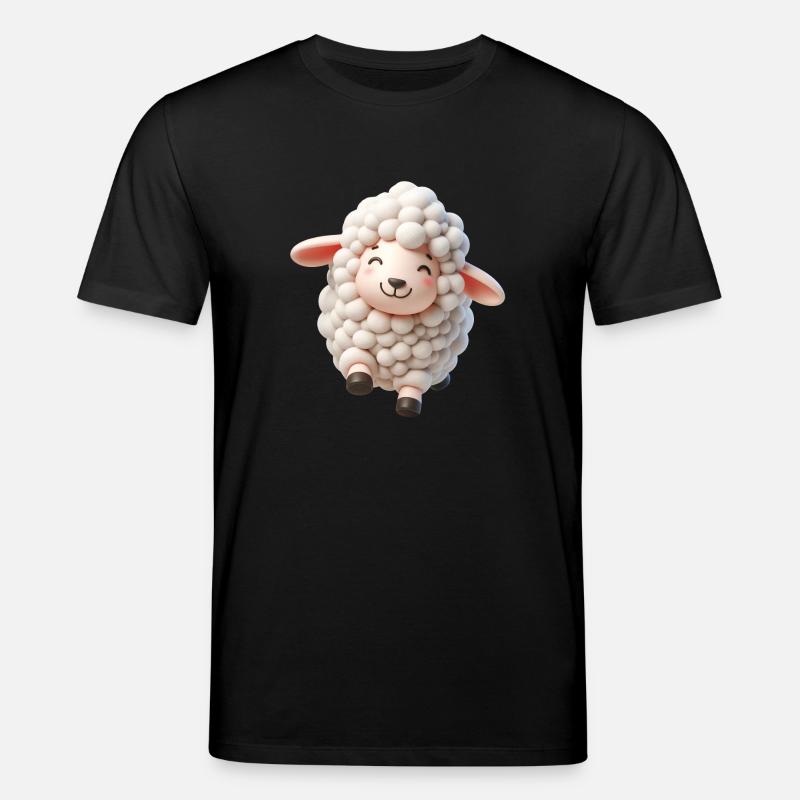 Moutons 3 - T-shirt bio CREATOR Stanley/Stella Unisexe - noir