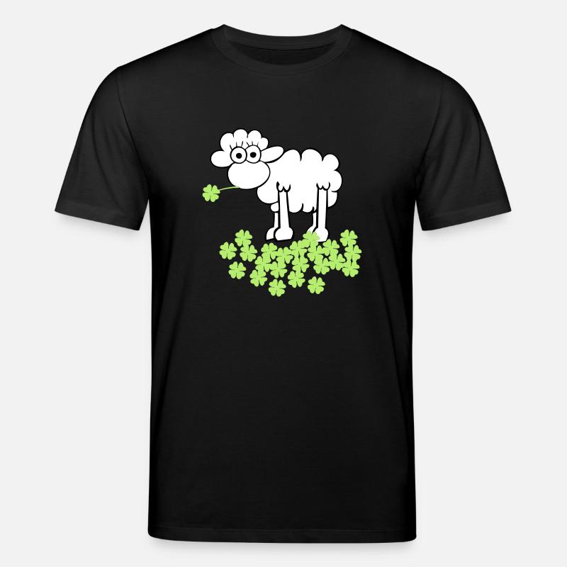 st. Patrick's sheep - T-shirt bio CREATOR Stanley/Stella Unisexe - noir