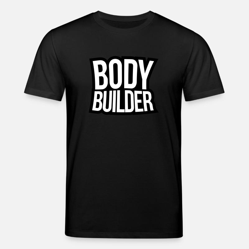 Bodybuilder text - T-shirt bio CREATOR Stanley/Stella Unisexe - noir