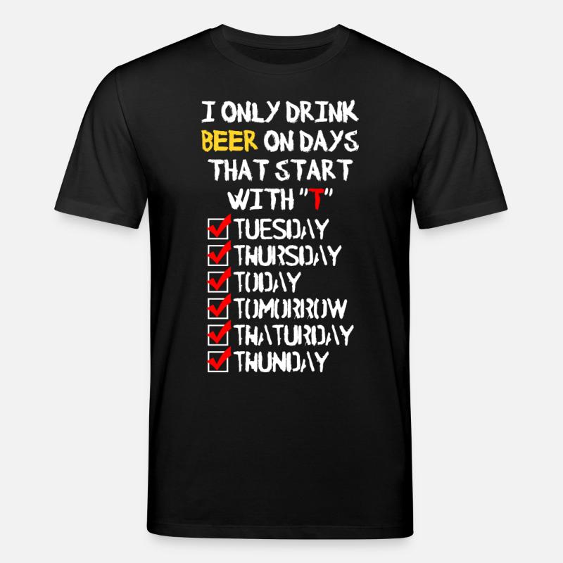 Beer everyday - Stanley/Stella Unisex Bio-T-Shirt CREATOR  - Schwarz