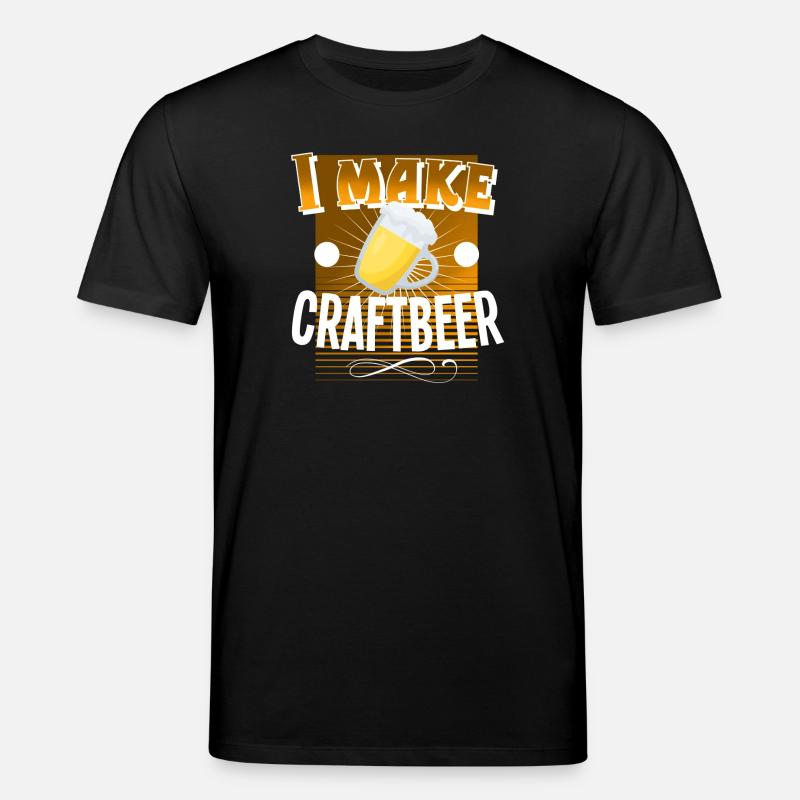 Craft Beer - Stanley/Stella Unisex Bio-T-Shirt CREATOR  - Schwarz