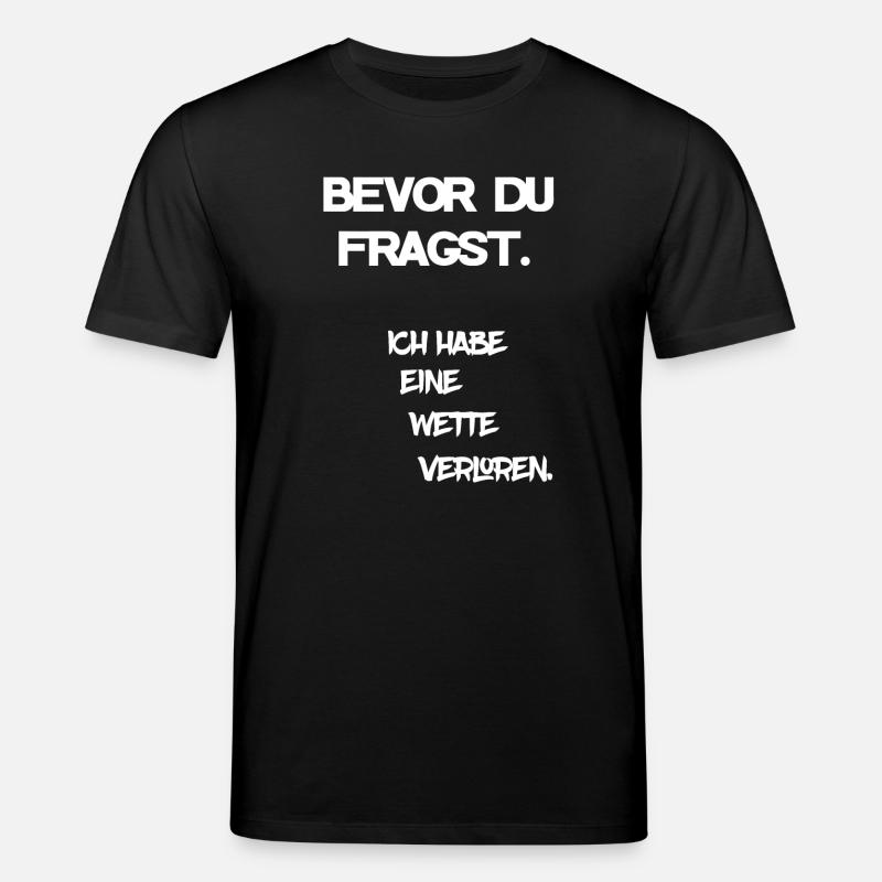 Pari perdu - T-shirt bio CREATOR Stanley/Stella Unisexe - noir