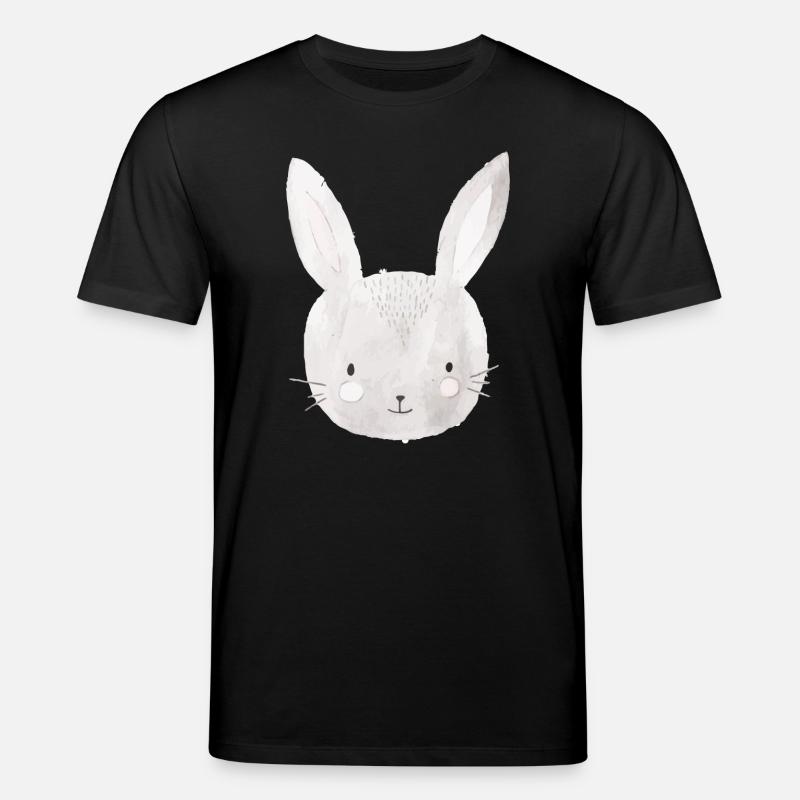 Bunny Rabbit Family Easter bunny - Stanley/Stella CREATOR Unisex Organic T-Shirt - black