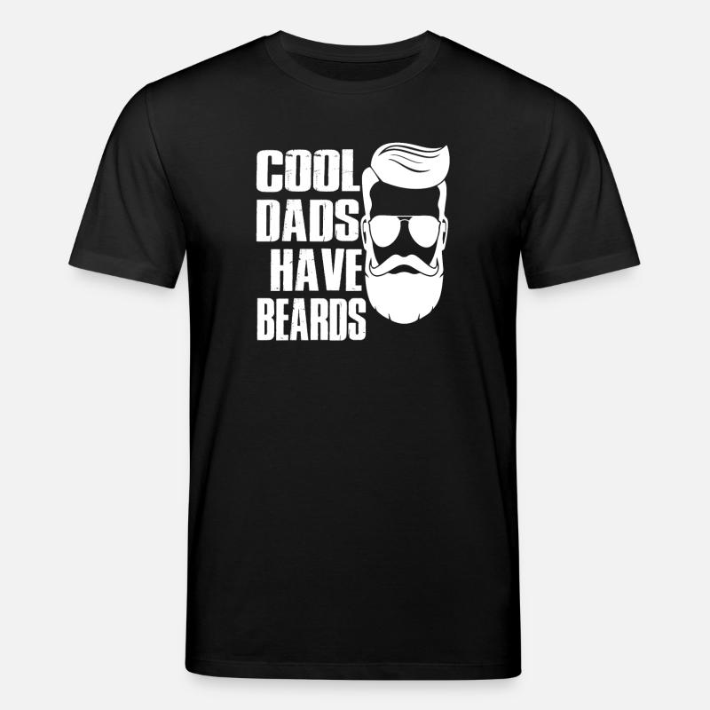 papas cool ont la barbe - T-shirt bio CREATOR Stanley/Stella Unisexe - noir