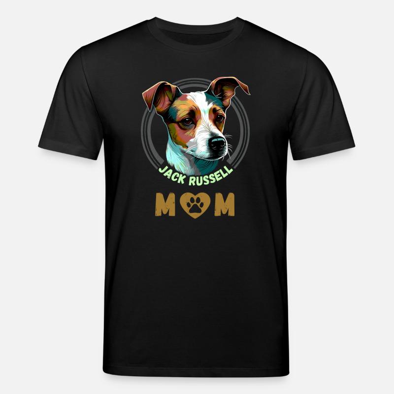 Jack Russell Mom - Stanley/Stella Unisex Bio-T-Shirt CREATOR  - Schwarz