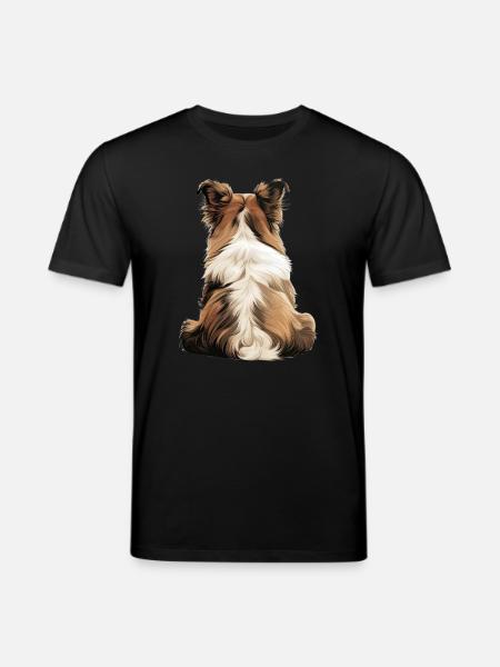 Shetland Sheepdog - Stanley/Stella CREATOR Unisex Organic T-Shirt - black