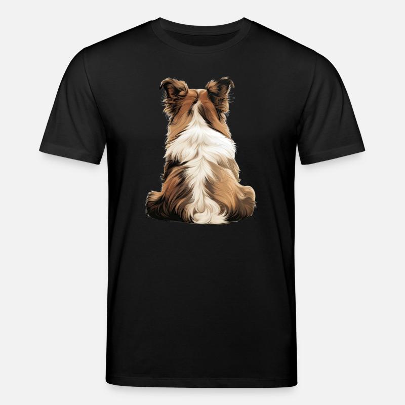 Shetland Schäferhund - Stanley/Stella Unisex Bio-T-Shirt CREATOR  - Schwarz