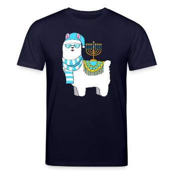 Chanukkah Hanukkah Hanukah - Stanley/Stella CREATOR Unisex Organic T-Shirt - navy - Front