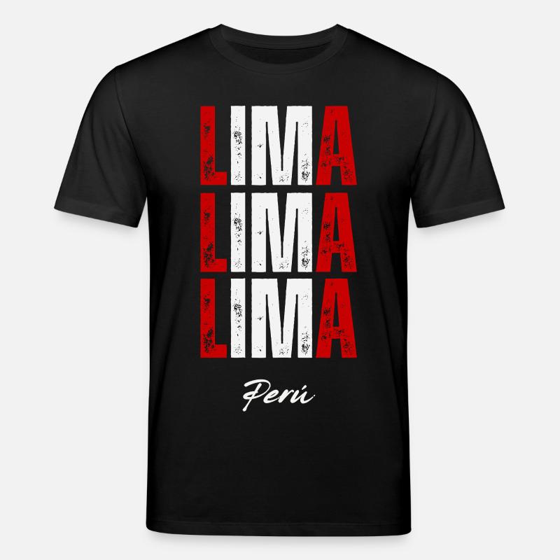 Lima, Peru, peruanischer Stolz - Stanley/Stella Unisex Bio-T-Shirt CREATOR - Schwarz