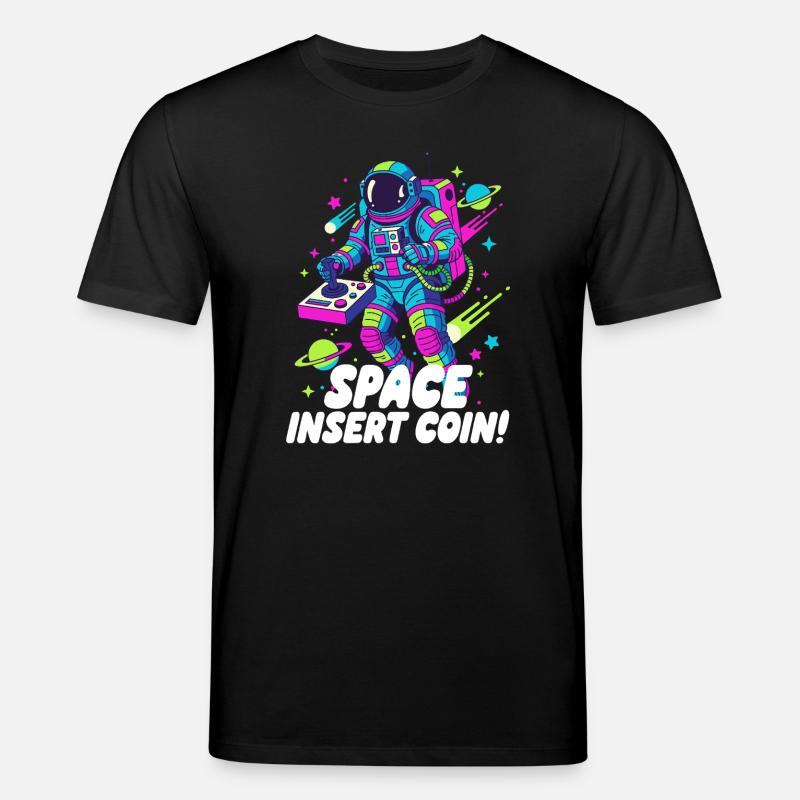 Pièce d’insertion spatiale - T-shirt bio CREATOR Stanley/Stella Unisexe - noir