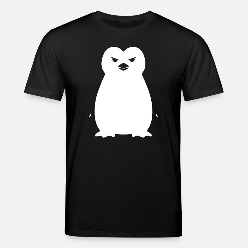Pinguin Stencil: Boldes Grunge-Statement - Stanley/Stella Unisex Bio-T-Shirt CREATOR  - Schwarz