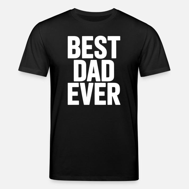 Bester Vater aller Zeiten - Stanley/Stella Unisex Bio-T-Shirt CREATOR  - Schwarz