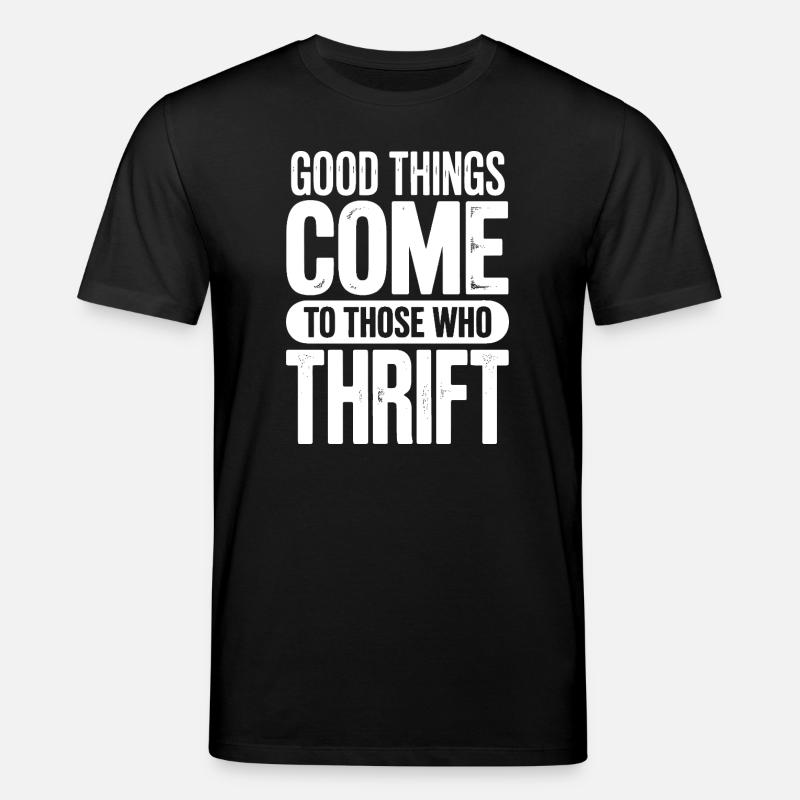 Thrift Chic Good Things - Stanley/Stella CREATOR Unisex Organic T-Shirt - black