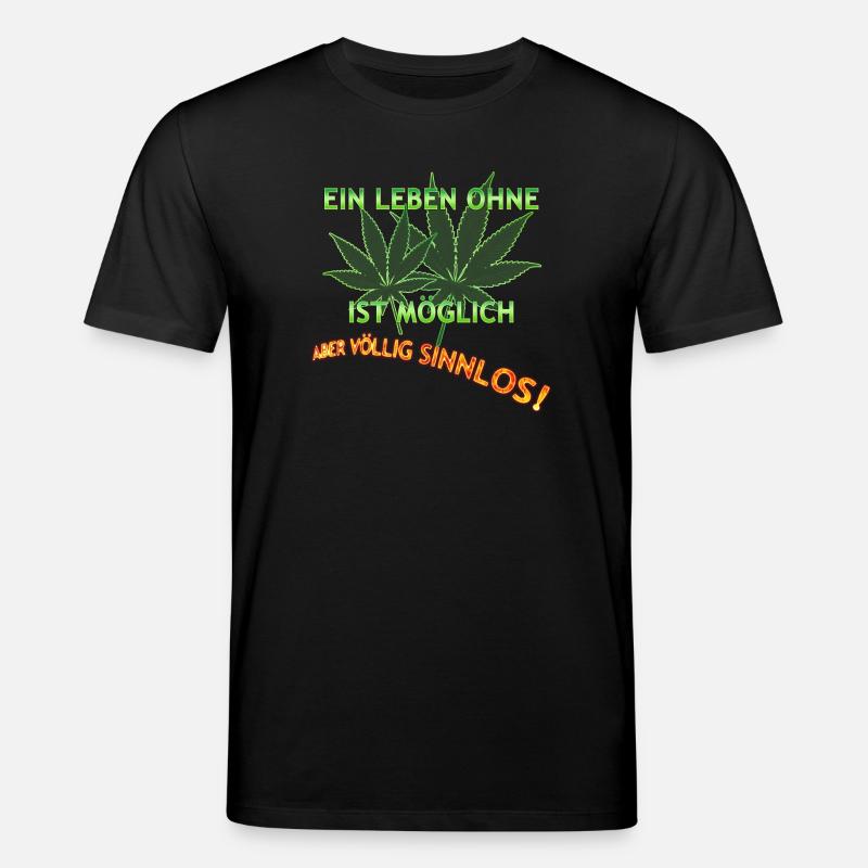 SINNLOS OHNE HANF - Stanley/Stella Unisex Bio-T-Shirt CREATOR  - Schwarz