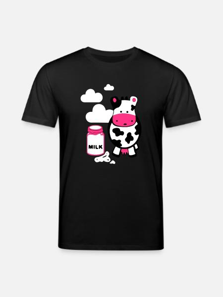 kuh milk - Stanley/Stella CREATOR Unisex Organic T-Shirt - black