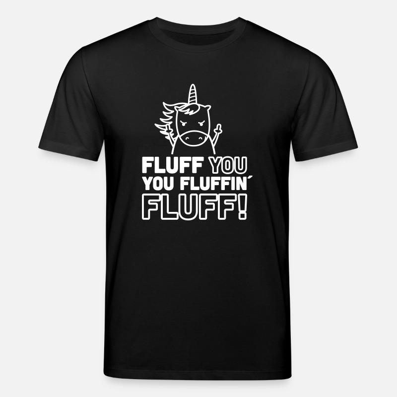 Fluff You Einhorn - Stanley/Stella Unisex Bio-T-Shirt CREATOR  - Schwarz