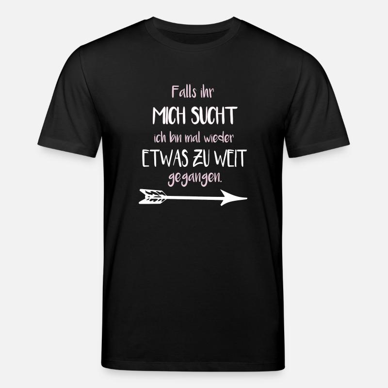 Falls ihr mich sucht - Stanley/Stella Unisex Bio-T-Shirt CREATOR  - Schwarz