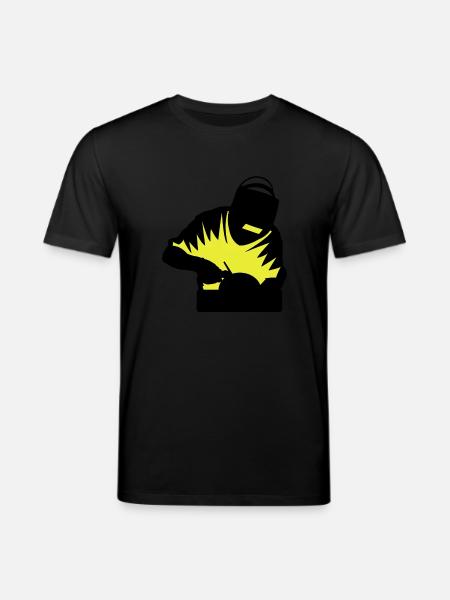 Schweisser 2 Farbig - Stanley/Stella Unisex Bio-T-Shirt CREATOR  - Schwarz