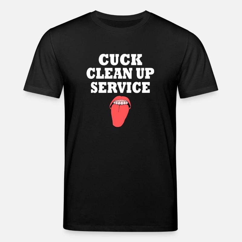 Cuckold cuck clean up service - T-shirt bio CREATOR Stanley/Stella Unisexe - noir