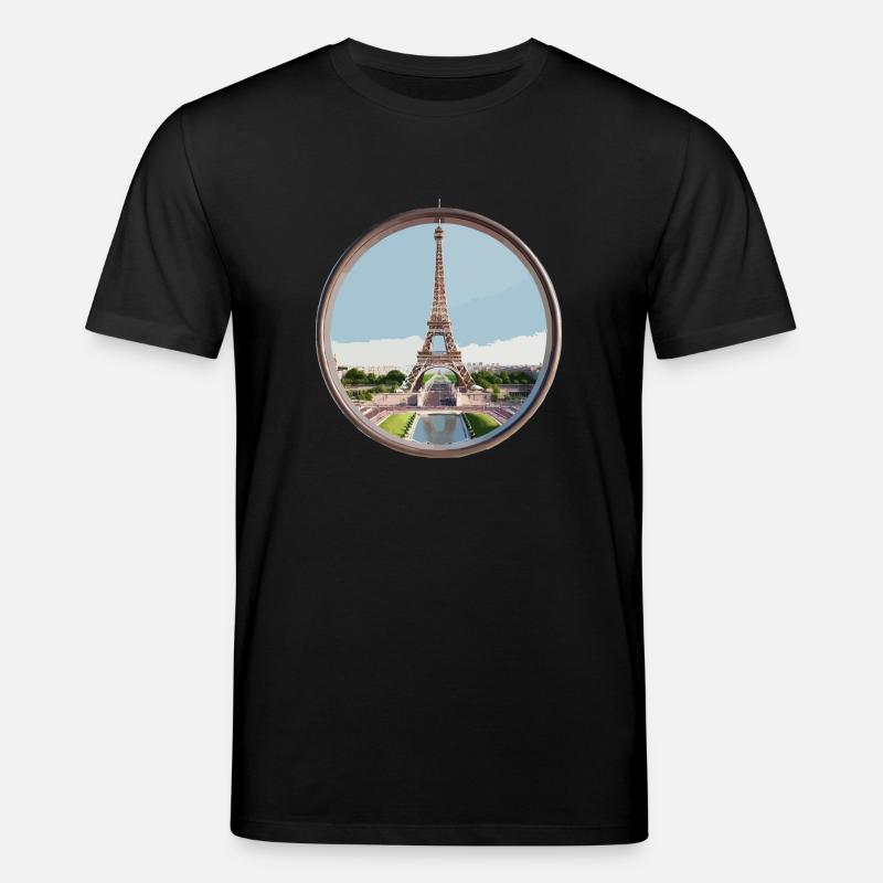 Tour Eiffel - T-shirt bio CREATOR Stanley/Stella Unisexe - noir