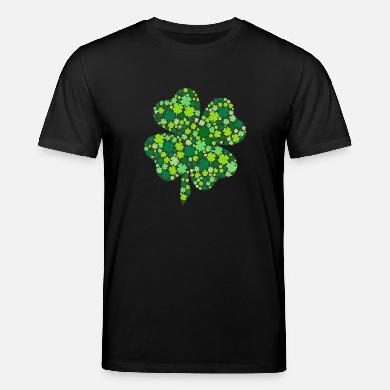 Trèfle d’Irlande - T-shirt bio CREATOR Stanley/Stella Unisexe - noir