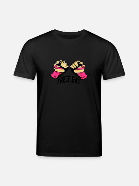 Freefight Fists - Stanley/Stella Unisex Bio-T-Shirt CREATOR  - Schwarz