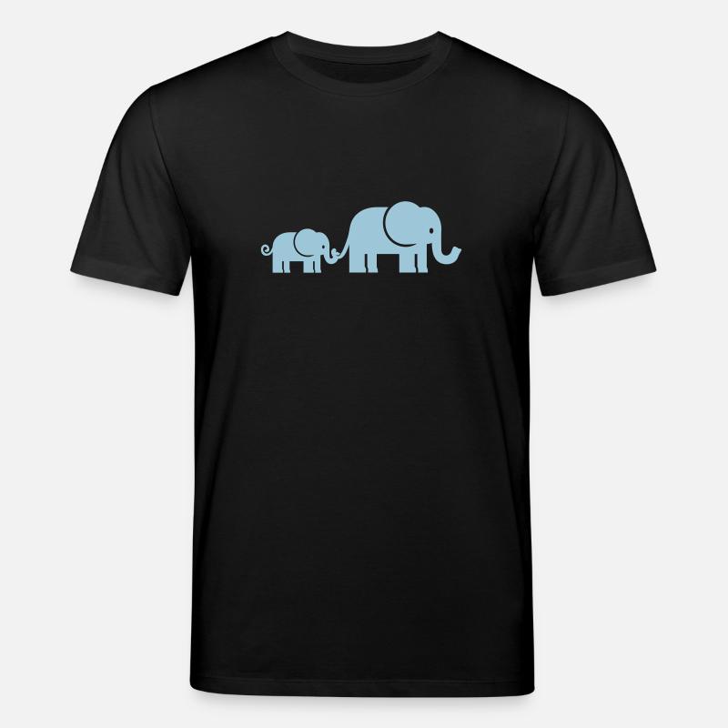 Elefant - Stanley/Stella Unisex Bio-T-Shirt CREATOR  - Schwarz