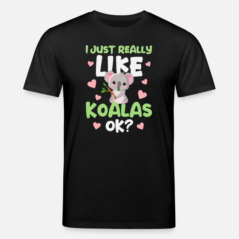 Koala Koala Bear - Stanley/Stella CREATOR Unisex Organic T-Shirt - black