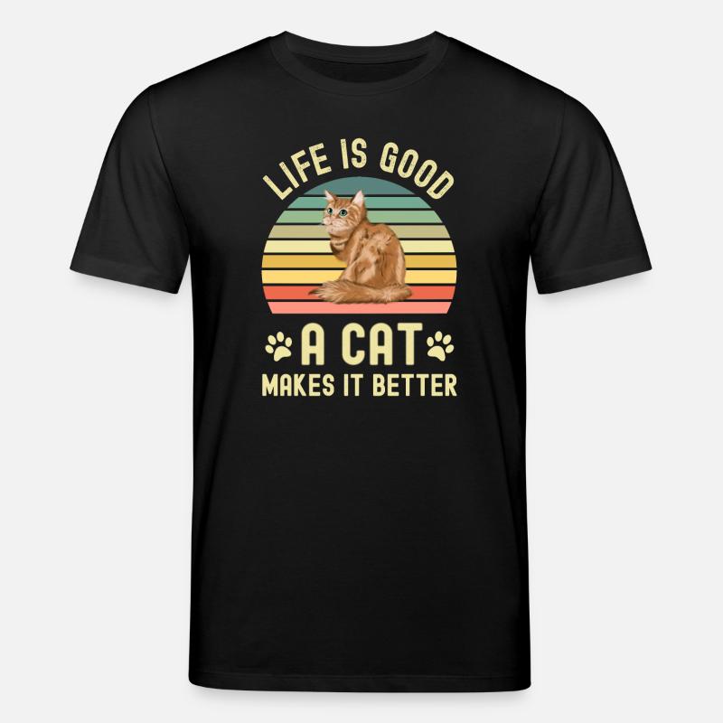 Chats Chats - T-shirt bio CREATOR Stanley/Stella Unisexe - noir