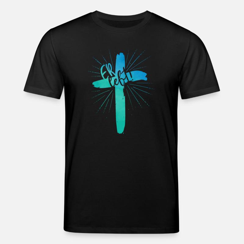 Er lebt - Stanley/Stella Unisex Bio-T-Shirt CREATOR  - Schwarz