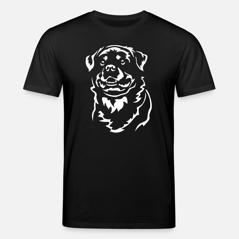 Rottweiler Head « Black Edition » - T-shirt bio CREATOR Stanley/Stella Unisexe - noir