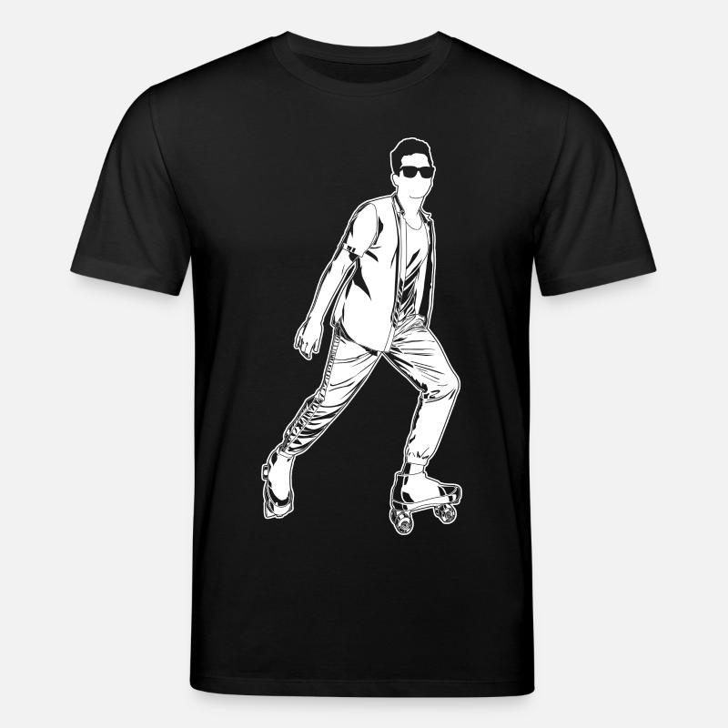 Rollschuhläufer - Stanley/Stella Unisex Bio-T-Shirt CREATOR  - Schwarz
