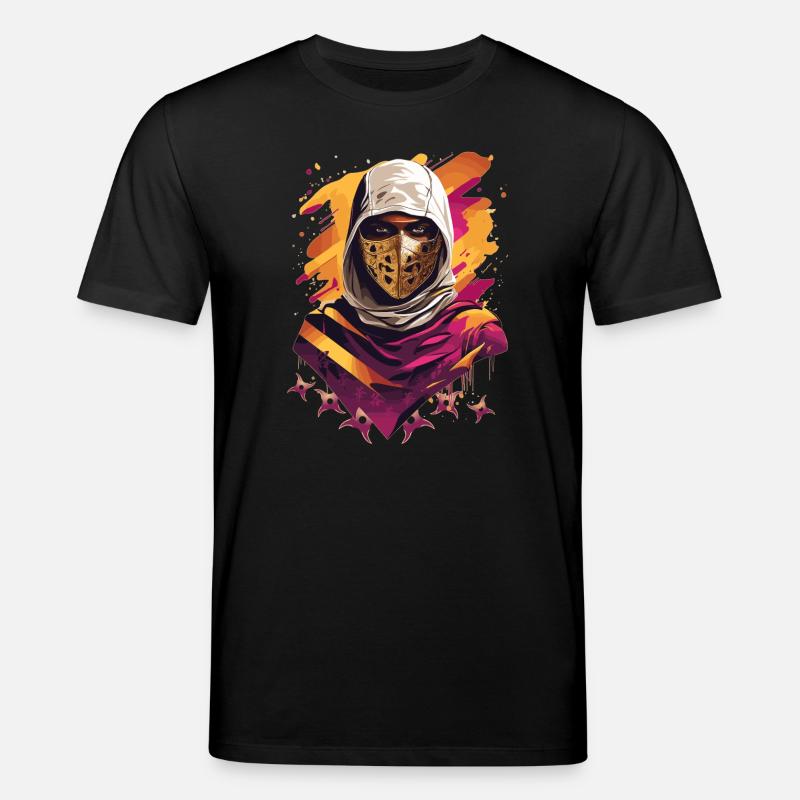 Ninja Samurai Warrior - Stanley/Stella CREATOR Unisex Organic T-Shirt - black